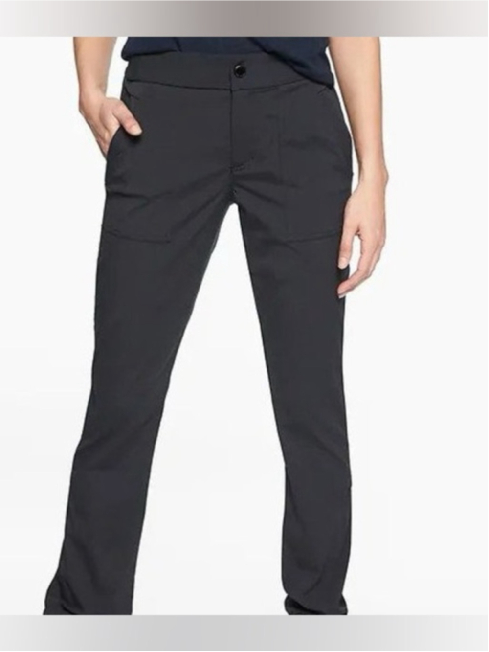 Athleta Trekkie Hike Pants black outdoors hiking mountains sz 12 Tall